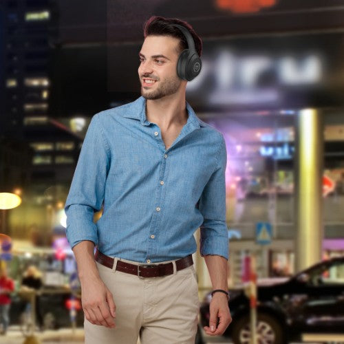 Morpheus 360 Comfort Plus Headset Wired & Wireless Head-band Calls/Music Bluetooth Black