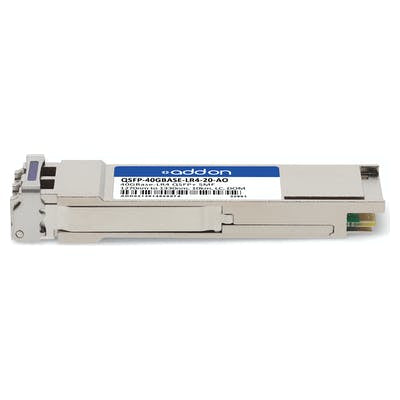AddOn Networks QSFP-40GBASE-LR4-20-AO network transceiver module Fiber optic QSFP+