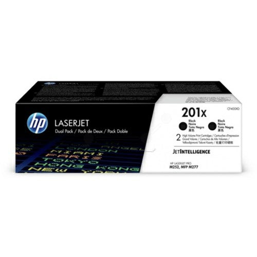 CF400XD (201X) Toner black, 2.8K pages, Pack qty 2