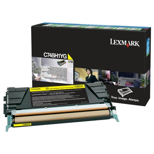 C748H1YG Toner yellow, 10K pages