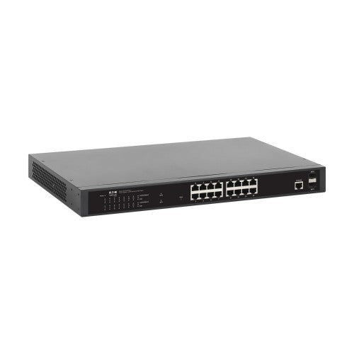 Eaton NGS16C2POE-1 network switch Managed L2 Gigabit Ethernet (10/100/1000) Power over Ethernet (PoE) 1U Black