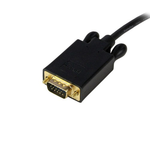 StarTech.com DP2VGAMM10B video cable adapter 118.1" (3 m) DisplayPort VGA (D-Sub) Black