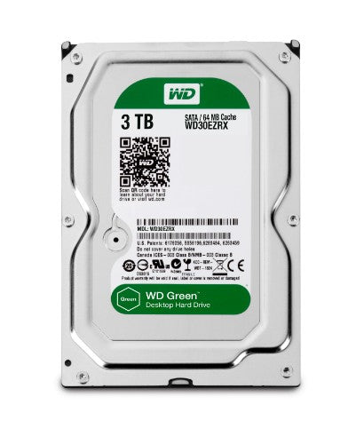 Western Digital WD Caviar Green internal hard drive 3 TB 5400 RPM 64 MB 3.5" Serial ATA