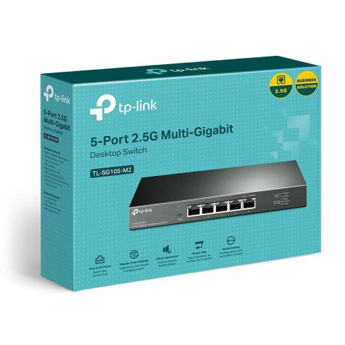 TP-Link TL-SG105-M2 network switch Unmanaged 2.5G Ethernet (100/1000/2500) Black