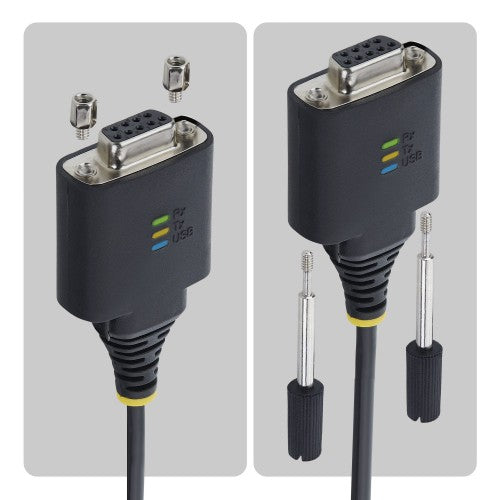 StarTech.com 1P6FFCN-USB-C-SERIAL serial cable Black 78.7" (2 m) USB Type-C RS-232