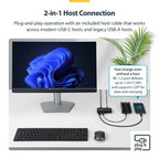 StarTech.com ST4300USB3V2-NA interface hub USB 3.2 Gen 1 (3.1 Gen 1) Type-C 5000 Mbit/s Black