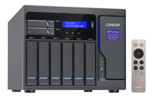 QNAP TVS-882 NAS Tower Ethernet LAN Gray i5-6500