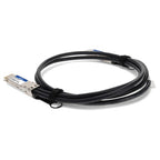 AddOn Networks QDD-400-CU0-5M-AO InfiniBand/fibre optic cable 19.7" (0.5 m) QSFP-DD DAC Black