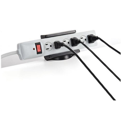StarTech.com PWRSTRPCLMP cable organizer Desk Black 1 pc(s)