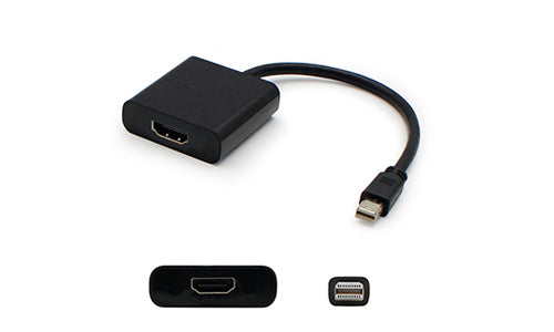 AddOn Networks MDP2HDMIB video cable adapter 7.87" (0.2 m) Mini DisplayPort HDMI Type A (Standard) Black