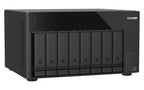QNAP TL-D810TC4-US disk array 0 TB Desktop Black