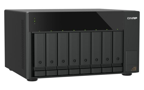 QNAP TL-D810TC4-US disk array 0 TB Desktop Black