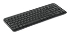 Logitech K250 Compact Bluetooth keyboard Universal RF Wireless + Bluetooth QWERTY US English Graphite