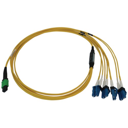 Tripp Lite N390X-01M-8L-AP InfiniBand/fibre optic cable 39.4" (1 m) MPO/MTP 4x LC OFNR Black, Blue, Green, Yellow