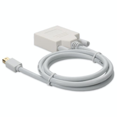 AddOn Networks MINIDP2DVIDSL3FW video cable adapter 35.8" (0.91 m) Mini DisplayPort DVI-D White