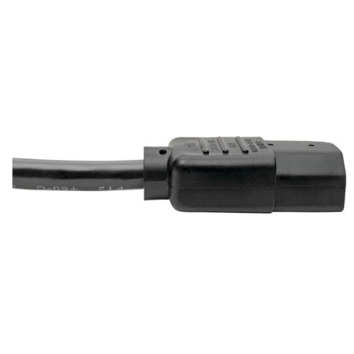 Tripp Lite P004-002 power cable Black 24" (0.61 m) C14 coupler C13 coupler