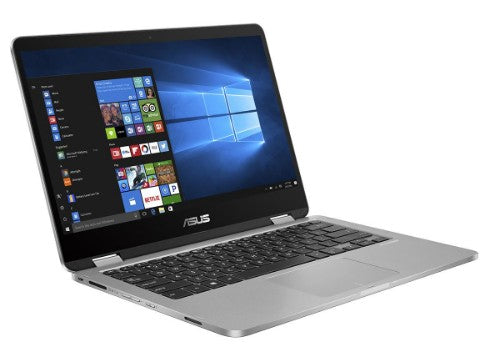 ASUS Vivobook Flip TP401MA-YS02 laptop Intel® Celeron® N4000 Hybrid (2-in-1) 14" Touchscreen Full HD 4 GB LPDDR4-SDRAM 64 GB eMMC Wi-Fi 5 (802.11ac) Windows 10 S Gray