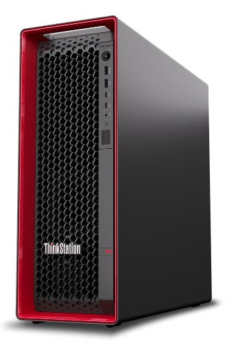 Lenovo ThinkStation P5 Intel Xeon W w5-2445 64 GB DDR5-SDRAM 2 TB SSD NVIDIA RTX 4000 Ada Windows 11 Pro for Workstations Tower Workstation Black, Red