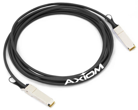 Axiom QSFP+ / QSFP+, 1m InfiniBand/fibre optic cable 39.4" (1 m) QSFP+ Black