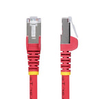StarTech.com NLRD-1F-CAT6A-PATCH networking cable Red 12" (0.305 m) S/FTP (S-STP)