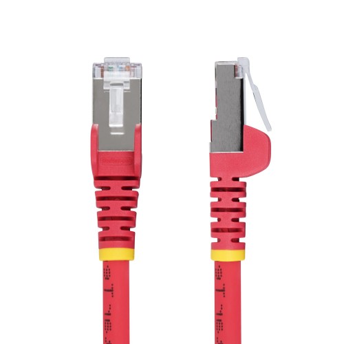 StarTech.com NLRD-1F-CAT6A-PATCH networking cable Red 12" (0.305 m) S/FTP (S-STP)