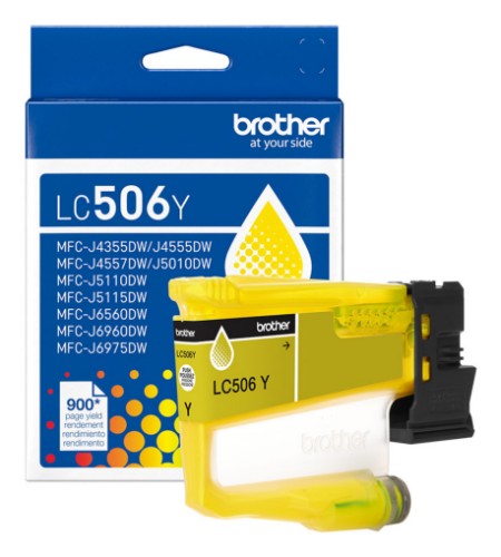 Brother LC506YS ink cartridge 1 pc(s) Original Standard Yield Yellow