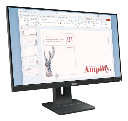 Lenovo ThinkVision E24-40 computer monitor 23.8" 1920 x 1080 pixels Full HD LED Black