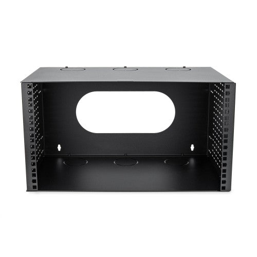 Rocstor Y10E026-B1 rack cabinet 6U Wall mounted rack Black