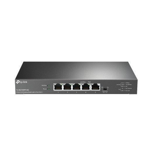 TP-Link TL-SG105PP-M2 network switch Unmanaged Gigabit Ethernet (10/100/1000) Power over Ethernet (PoE) Black