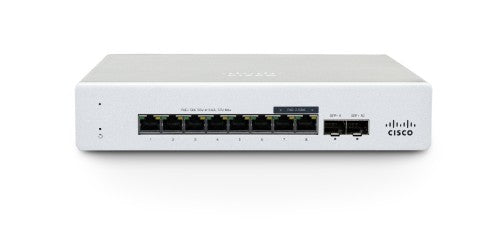 Cisco Meraki MS130 compact Managed Gigabit Ethernet (10/100/1000) Power over Ethernet (PoE) 1U Aluminum