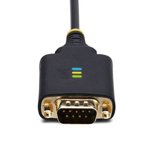 StarTech.com 2P1FFC-USB-SERIAL cable gender changer USB-A 2 x DB-9 RS-232 Black, Gray