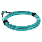 AddOn Networks ADD-MPOMPO-1-5M5OM4P-TAA InfiniBand/fibre optic cable 59.1" (1.5 m) MPO LOMM Aqua color