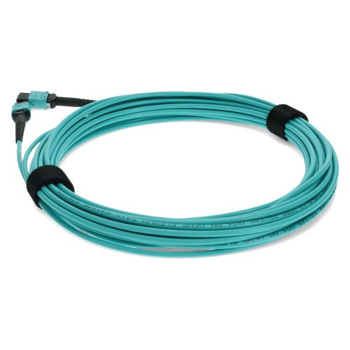 AddOn Networks ADD-MPOMPO-1-5M5OM4P-TAA InfiniBand/fibre optic cable 59.1" (1.5 m) MPO LOMM Aqua color