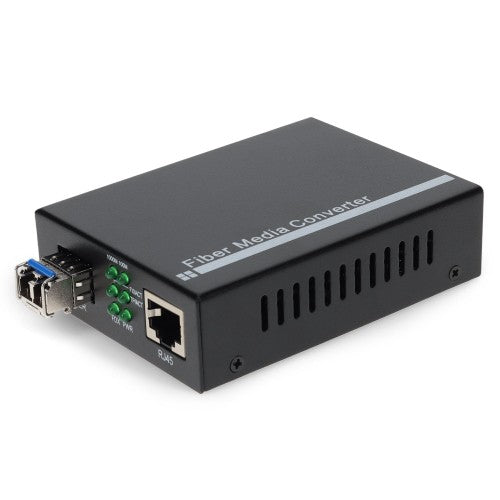 AddOn Networks ADD-GMC-LX-LC network media converter 1000 Mbit/s 1310 nm Single-mode Black