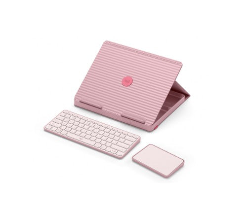 Logitech 920-011237 mobile device keyboard QWERTY English Bluetooth Pink