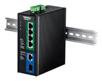 Trendnet 6-Port Industrial 2.5G PoE++ Unmanaged 2.5G Ethernet (100/1000/2500) Power over Ethernet (PoE) Black
