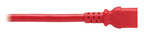 Eaton P005-E02-ARD-6 power cable Red 23.6" (0.6 m) IEC C14 IEC C13