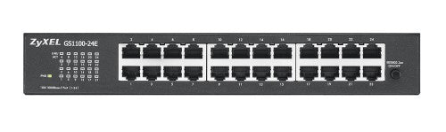 Zyxel GS1100-24E network switch Unmanaged Gigabit Ethernet (10/100/1000) Black