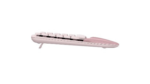Logitech Wave Keys keyboard Universal RF Wireless + Bluetooth QWERTY English Rose