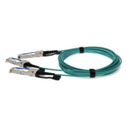 AddOn Networks MFS1S50-H005V-AO InfiniBand/fibre optic cable 196.9" (5 m) QSFP56 2x QSFP56 AOC Aqua color