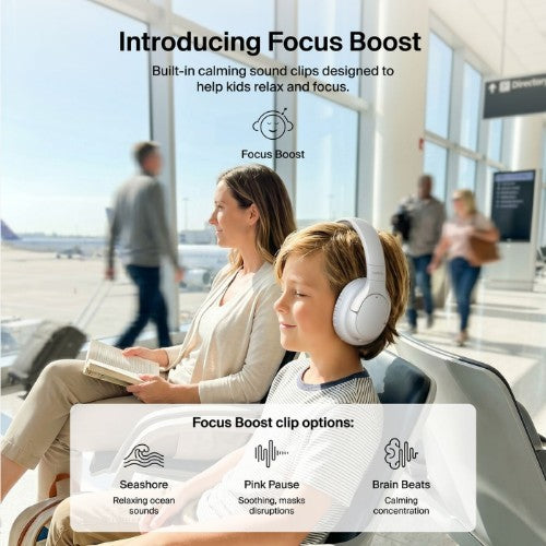 Belkin SoundForm Play ANC Headphones Wired & Wireless Head-band Calls/Music USB Type-C Bluetooth Gray