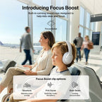 Belkin SoundForm Play ANC Headphones Wired & Wireless Head-band Calls/Music USB Type-C Bluetooth Gray
