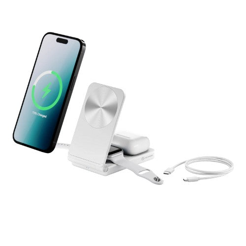 ALOGIC A31FWCWH mobile device charger Headset, Smartphone, Smartwatch, Watch White USB Wireless charging Fast charging Indoor