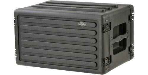 SKB Roto-Molded 6U Shallow Rack Black