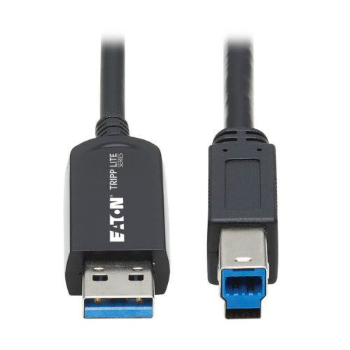Tripp Lite U328F-20M USB cable USB 3.2 Gen 1 (3.1 Gen 1) 787.4" (20 m) USB A USB B 5 Gbit/s Black