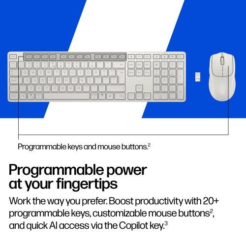 HP Multi-Device Dual-Mode Mouse and Keyboard Combo 495C