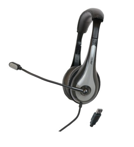 Avid AE-39 Headset Head-band USB Type-A Black, Gray