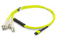 AddOn Networks 3m MPO - 4xLC InfiniBand/fibre optic cable 118.1" (3 m) MPO/MTP LC Yellow
