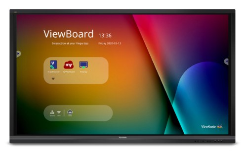 Viewsonic IFP9850-E4 signage display Interactive flat panel 98" LED Wi-Fi 350 cd/m² 4K Ultra HD Black Touchscreen Built-in processor Android 8.0