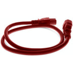 AddOn Networks ADD-C142C1514AWG1FTRD power cable Red 11.8" (0.3 m) C15 coupler C14 coupler